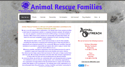 Desktop Screenshot of animalrescuefamilies.org